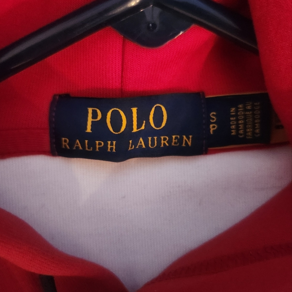Ralph Laurent Polo Hoodie With Hood Size Small - Picture 3 of 8